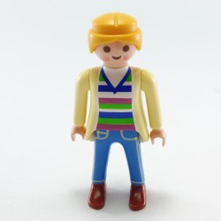 Playmobil 15481 Playmobil Woman Yellow Jean Blue