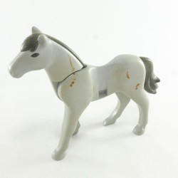 Playmobil 29344 Playmobil 2nd Generation Gray Horse with Dirty Gray Mane