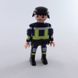 Playmobil 28678 Playmobil Homme pompier Bleu et Jaune Fluo