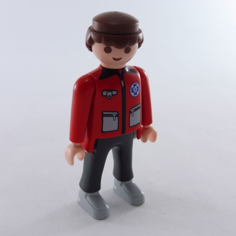 Playmobil 28708 Playmobil Red and Gray Rescue Man