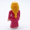 Playmobil Femme Moderne Princesse Rose Dorée et Blanc Collier Violet