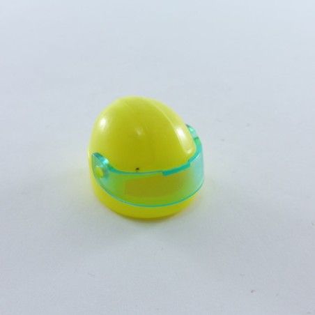 Playmobil 2498 Playmobil Casque de Moto Jaune Fluo avec Visière
