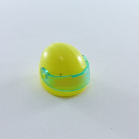 Playmobil 2498 Playmobil Casque de Moto Jaune Fluo avec Visière