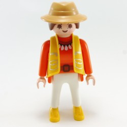 Playmobil 4389 Playmobil Woman Ranger Safari with Yellow Cardigan