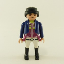 Playmobil 23909 Playmobil Purple and White Woman with Blue Vest
