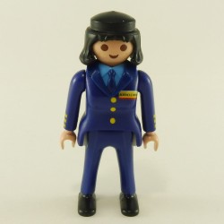 Playmobil 23900 Playmobil Female Blue Officer Aeroline