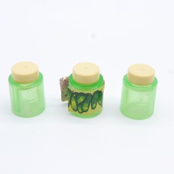 Playmobil 30858 Playmobil Lot of 3 Large Jars Vegetables Fruit Food