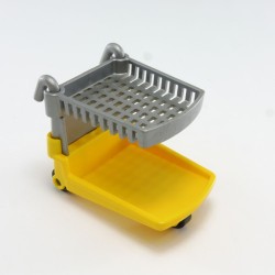 Playmobil 30384 Playmobil Luggage Rack Trolley Yellow and Gray