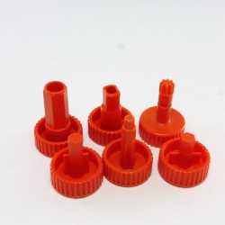 Playmobil 30493 Playmobil Set of 6 red wheels for vehicles