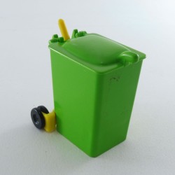 Playmobil 18396 Playmobil Dustbin Green Container