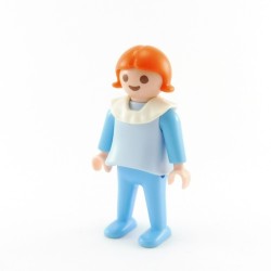 Playmobil 14829 Playmobil Enfant Fille Bleu 1900 5312 Col Blanc