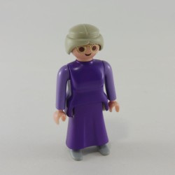 Playmobil 12362 Playmobil Femme avec Robe Violette Chaussures Grises Chambre 1900 5313