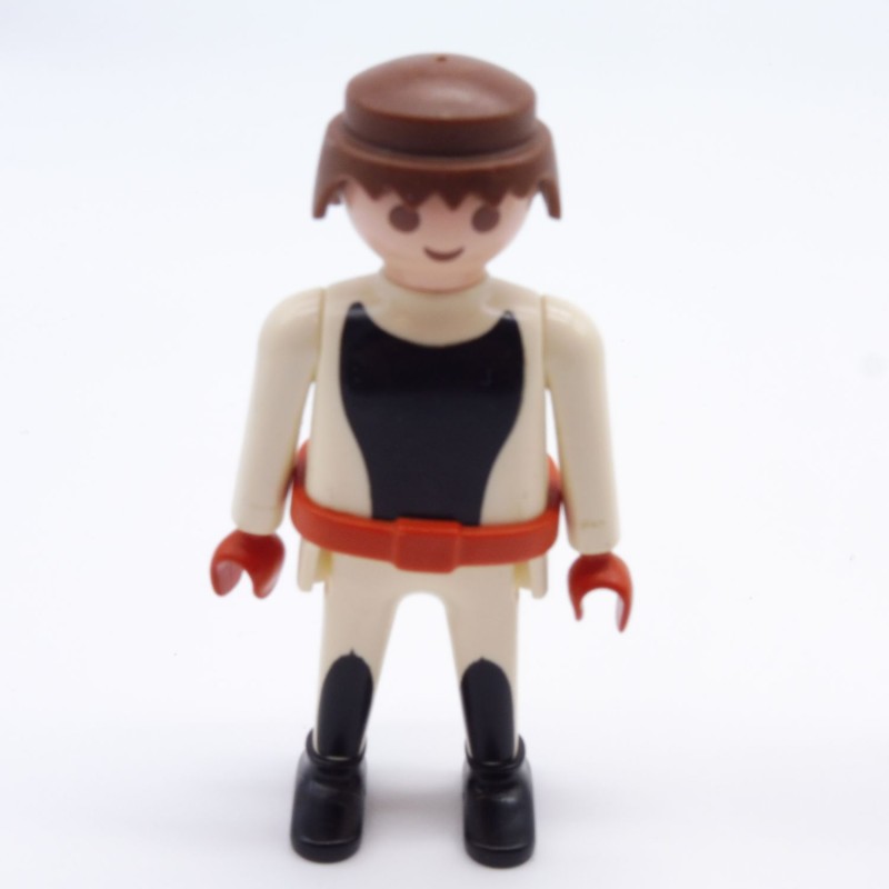 Playmobil 31250 Playmobil Homme Blanc et Noir Ceinture Orange Plongeur 3949