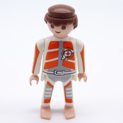 Playmobil 31251 Playmobil Homme Blanc Gris et Orange Agent Secret 4883 5085