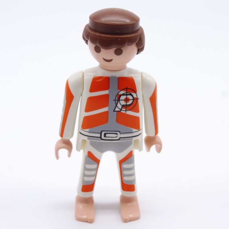 Playmobil 31251 Playmobil Male White Gray and Orange Secret Agent 4883 5085