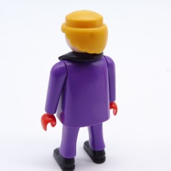 Playmobil Homme Violet Col Noir skieur 3684