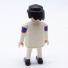 Playmobil White and Blue Man EX DI a little dirty