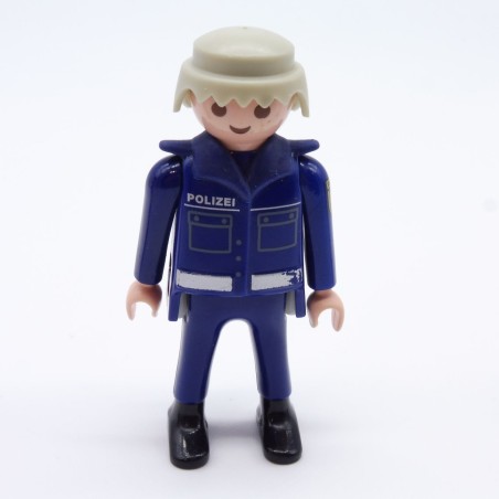 Playmobil 31274 Playmobil Homme Bleu Policier avec Col