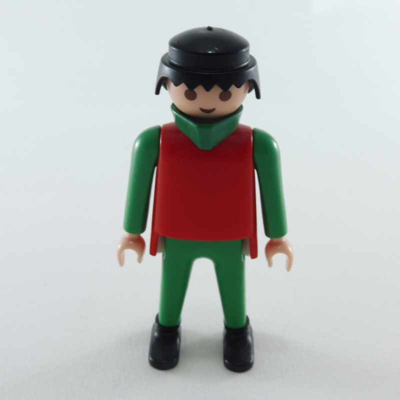 Playmobil 1200 Playmobil Homme Chevalier Vert et Rouge avec col Vert