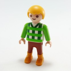 Playmobil 4689 Playmobil Boy Top Green and Trousers Brown