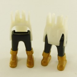 Playmobil 12291 Playmobil Set of 2 Pairs of Black Legs Golden Boots