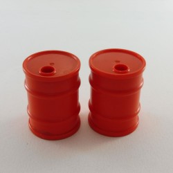 Playmobil 5066 Playmobil Set of 2 orange cans with lids