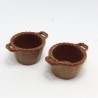 Playmobil 30093 Playmobil Set of 2 Dark Brown Baskets