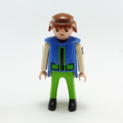 Playmobil 21754 Playmobil 21754 Man Athletic Green & Blue with Blue Breastplate