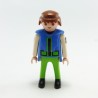 Playmobil 21754 Playmobil Homme Sportif Vert et Bleu avec Plastron Bleu