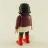 Playmobil Homme Pirate Noir et Blanc avec Gilet Couleur Aubergine