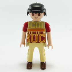 Playmobil 21715 Playmobil Yellow & Red man with Short Sleeves & Writings