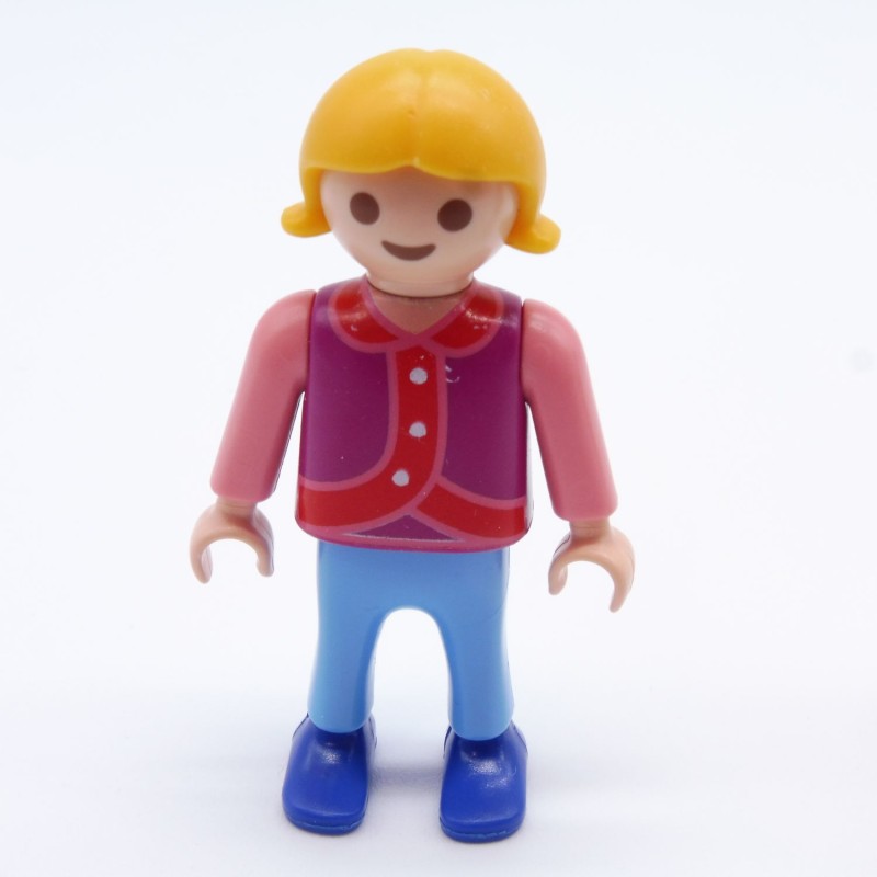 Playmobil Enfant Fille Bleu et Rose 4686 5010