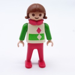 Playmobil 31151 Playmobil Child Girl Pink White Green Pink Collar 3684