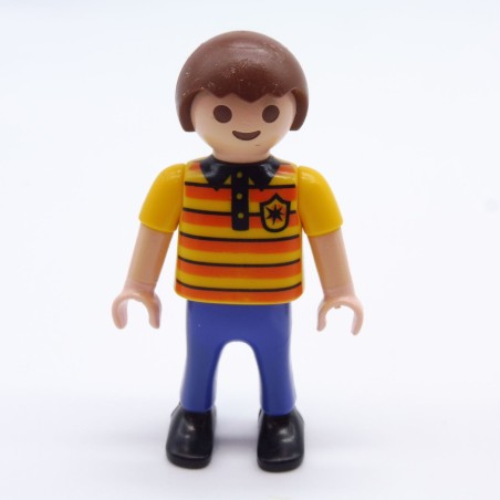 Playmobil 31156 Playmobil Enfant Garçon Bleu Jaune Orange 4759