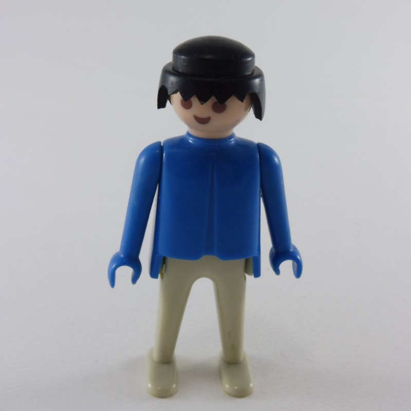 Playmobil 16260 Playmobil Homme Gris et Bleu Mains Fixes