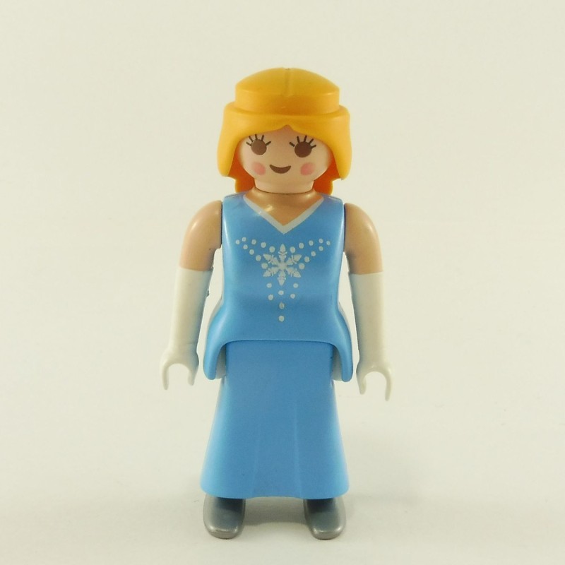 Playmobil 23572 Playmobil Femme Princesse Bleue avec Gants Blancs