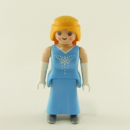 Playmobil 23572 Playmobil Femme Princesse Bleue avec Gants Blancs