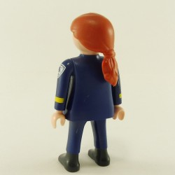 Playmobil Femme Moderne Bleu Foncé et Jaune PM