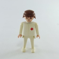 Playmobil 29083 Playmobil Man White Vintage Colors Red Cross Yellowing