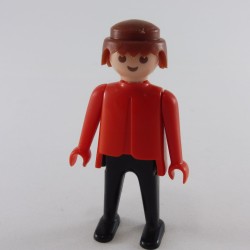 Playmobil 16678 Playmobil Man Black and Red Hands Fixed 3346 3422 3543