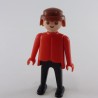 Playmobil 16678 Playmobil Homme Noir et Rouge Mains Fixes 3346 3422 3543