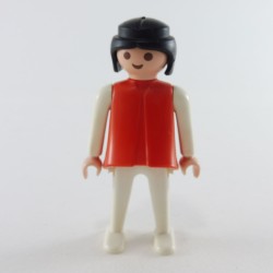 Playmobil 16738 Playmobil Femme Blanc et Rouge Bras Blancs