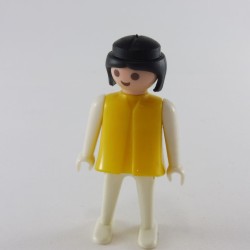 Playmobil 16750 Playmobil Femme Blanc et Jaune Bras Blancs Mains Fixes