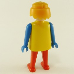 Playmobil Red Yellow Clown Man with Vintage Blue Arms 3513 3578
