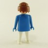 Playmobil Homme Bleu et Blanc Vintage Mains Fixes