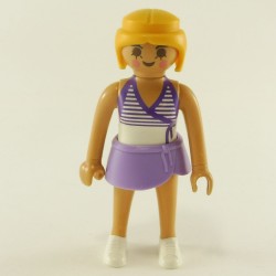 Playmobil 23576 Playmobil Purple and White Modern Woman with Violet Skirt