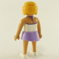 Playmobil Purple and White Modern Woman with Violet Skirt