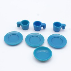 Playmobil 11469 Playmobil Yellow Blue Dinnerware Set