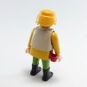 Playmobil Green & Yellow man with Black Boots & Gray Waistcoat with Elephant