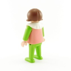 Playmobil Child Girl Pink Green 1900 5502 3713 White Collar